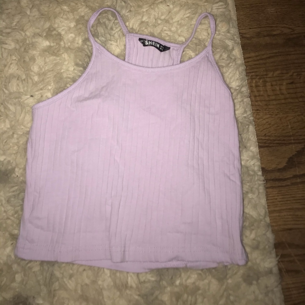 Small Shein Lavender Crop top
